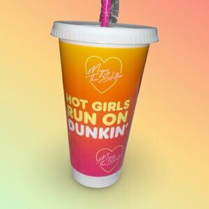 Dunkin Megan Thee Stallion Hot Girls Run on Dunkin Reusable Cup Limited Ed 2026
